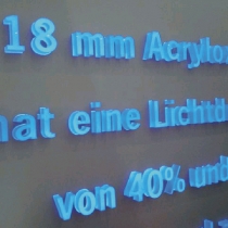 18-mm-Acryloxbuchstaben