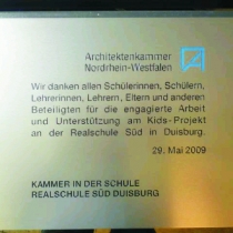 Graviertes Firmenschild